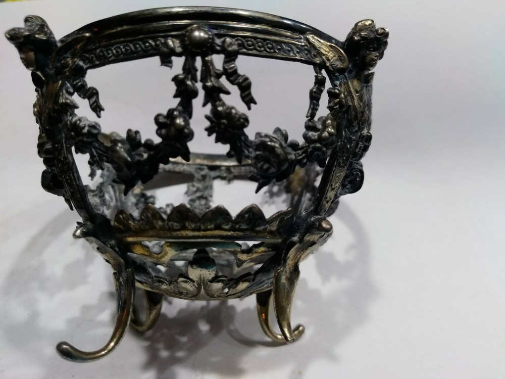 Antique Sterling Silver Stand German Origin "Damaged"