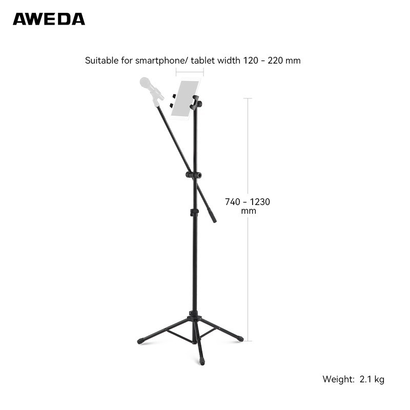 Professional Multipurpose Multimedia Equipment Stand, with Quick-Lock System for