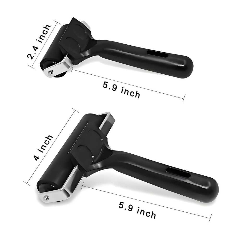 2 Pack Brayer Rollers, Professional Rubber Art Rollers with Comfortable Hand ...