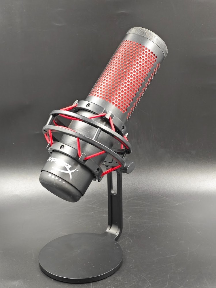 HyperX QuadCast Microphone Black/Red Used Working