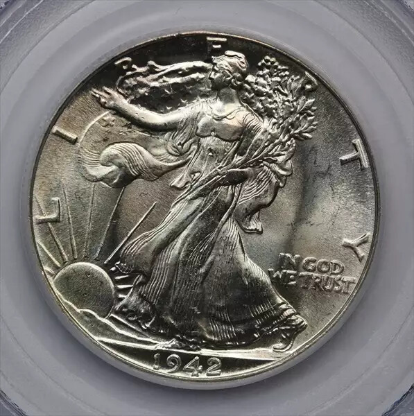 1942 Walking Liberty Half Dollar PCGS MS66