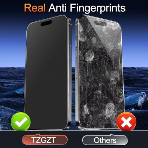 (Anti-Blue Light) 3 Pack for Iphone 17 Pro Max Matte Screen Protector Tempered G