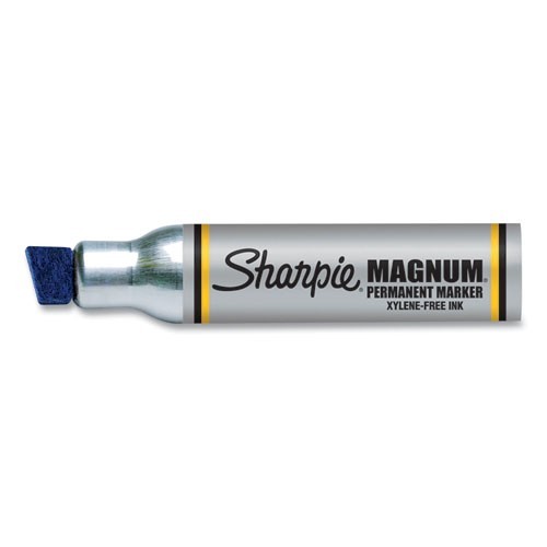 Sharpie Magnum Permanent Marker, Broad Chisel Tip, Blue