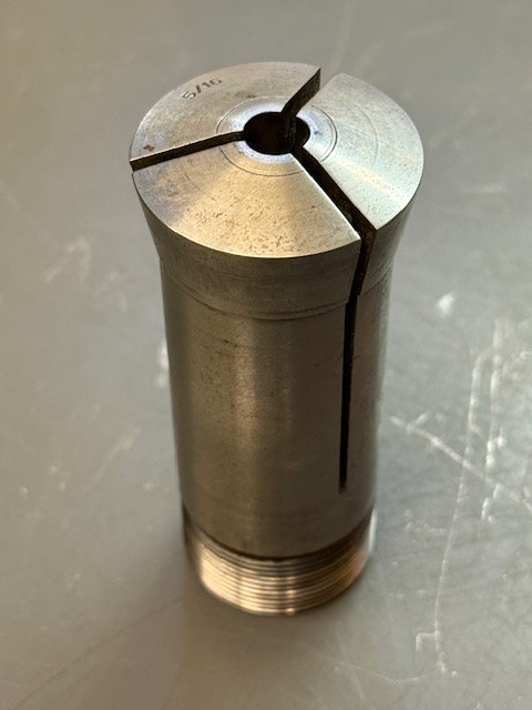 5/16" Round 5C Collet w/Internal Threads