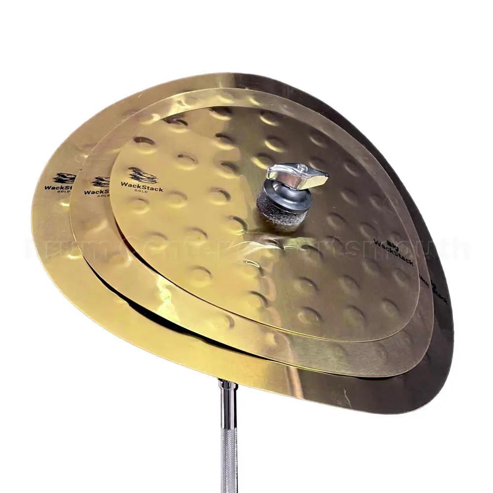 Avenir WackStack Gold Clap Effect Cymbal Stack 9/11/13