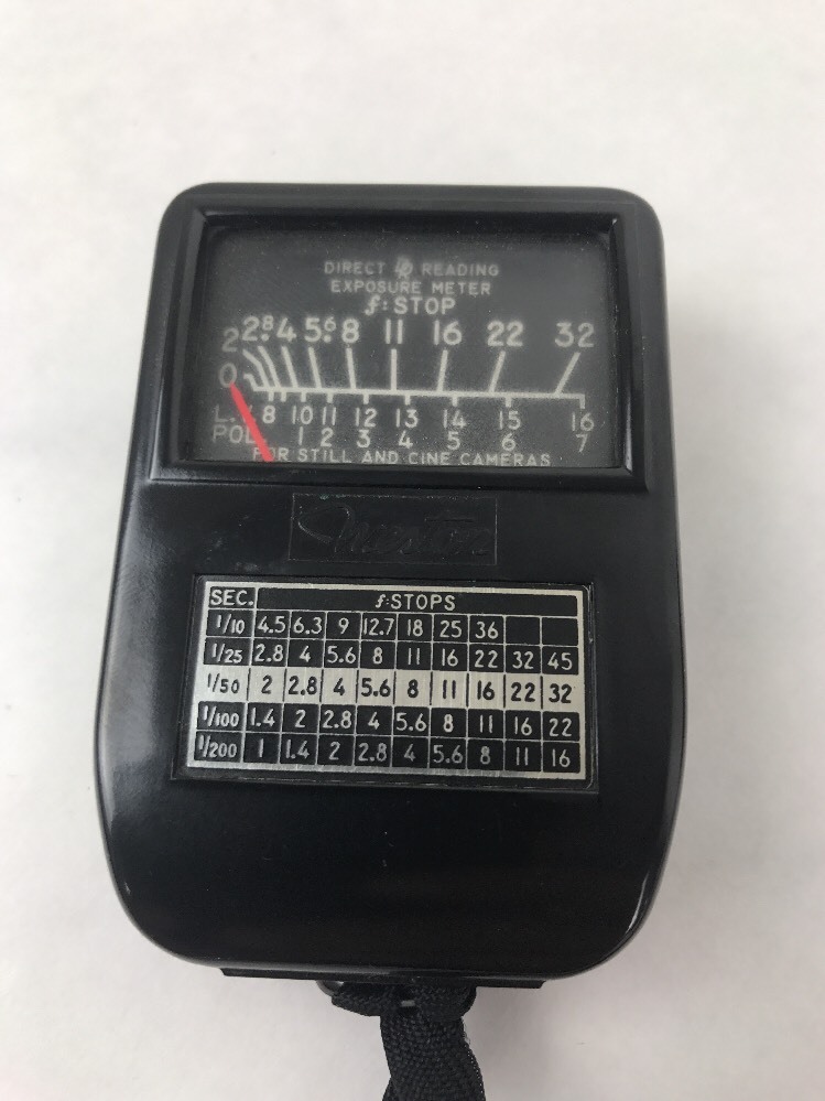 WESTON MODEL 853 Selenium Direct Reading Exposure Meter - WORKING - with Case