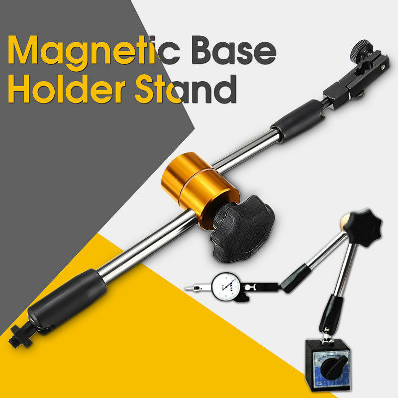 Universal Magnetic Metal Base Holder Stand Flexible Tool for Dial Test Indicator