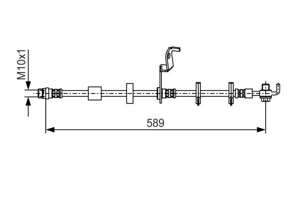 Brake Hose BOSCH 1987481102