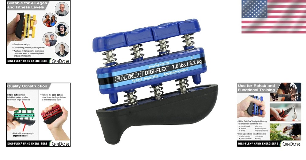 Heavy Resistance Digi-Flex Hand Exerciser – Build Finger Strength & Coordination