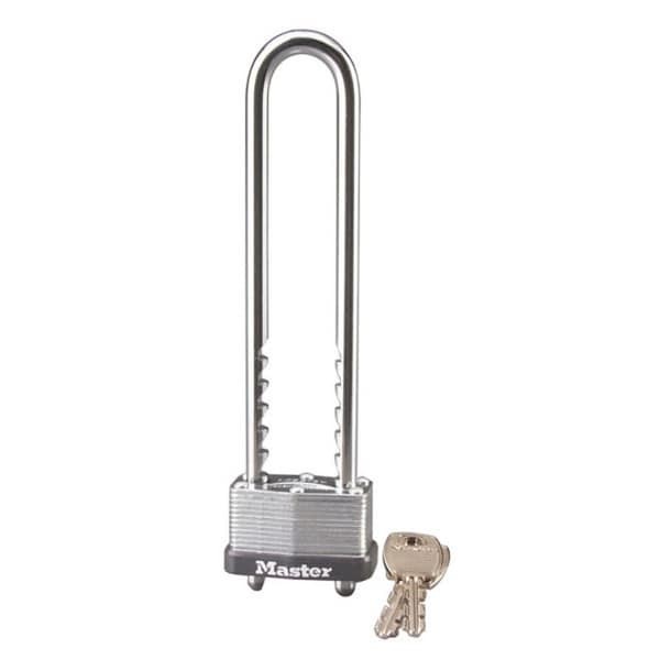 Master Lock 517D Padlock, Keyed Different, Adjustable Shackle, Rectangular
