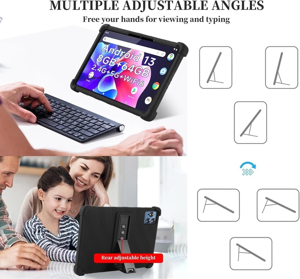 Case For 10.1 inch Tablet Android 15 /Android 14/ Android 13 10" Universal Cover