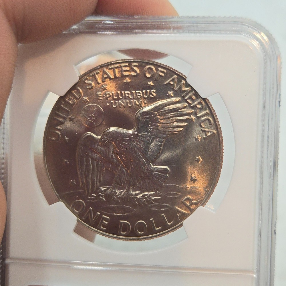 1976-D Eisenhower Dollar Type 2 MS65 NGC Big Sky Hoard