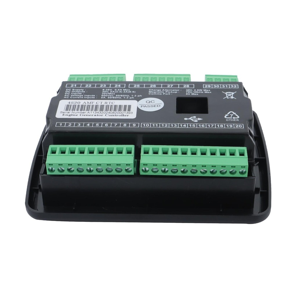 LCD Screen 3‑Phase Mains Detection Control Board Controller Generator DSE4520