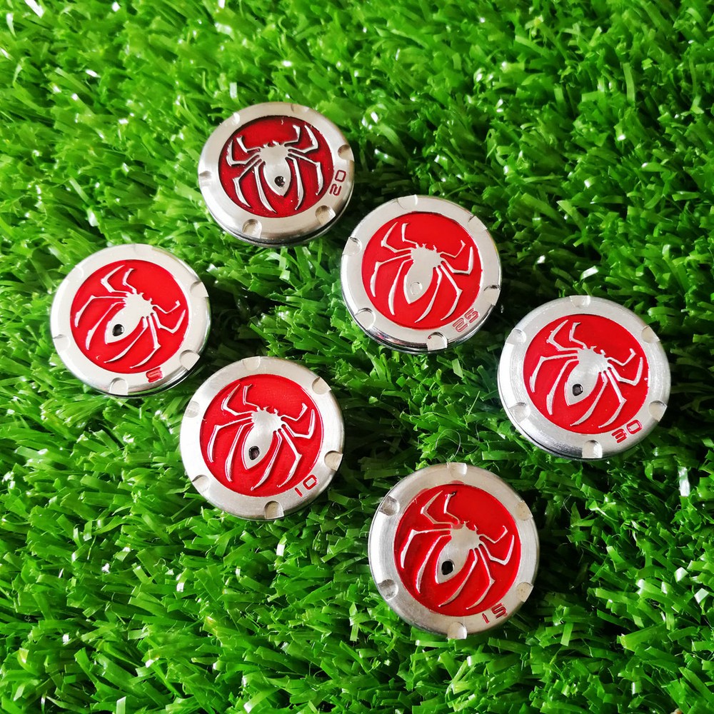 2pcs Red Spider Golf Weight for Scotty Fastback Squareback Model Putter
