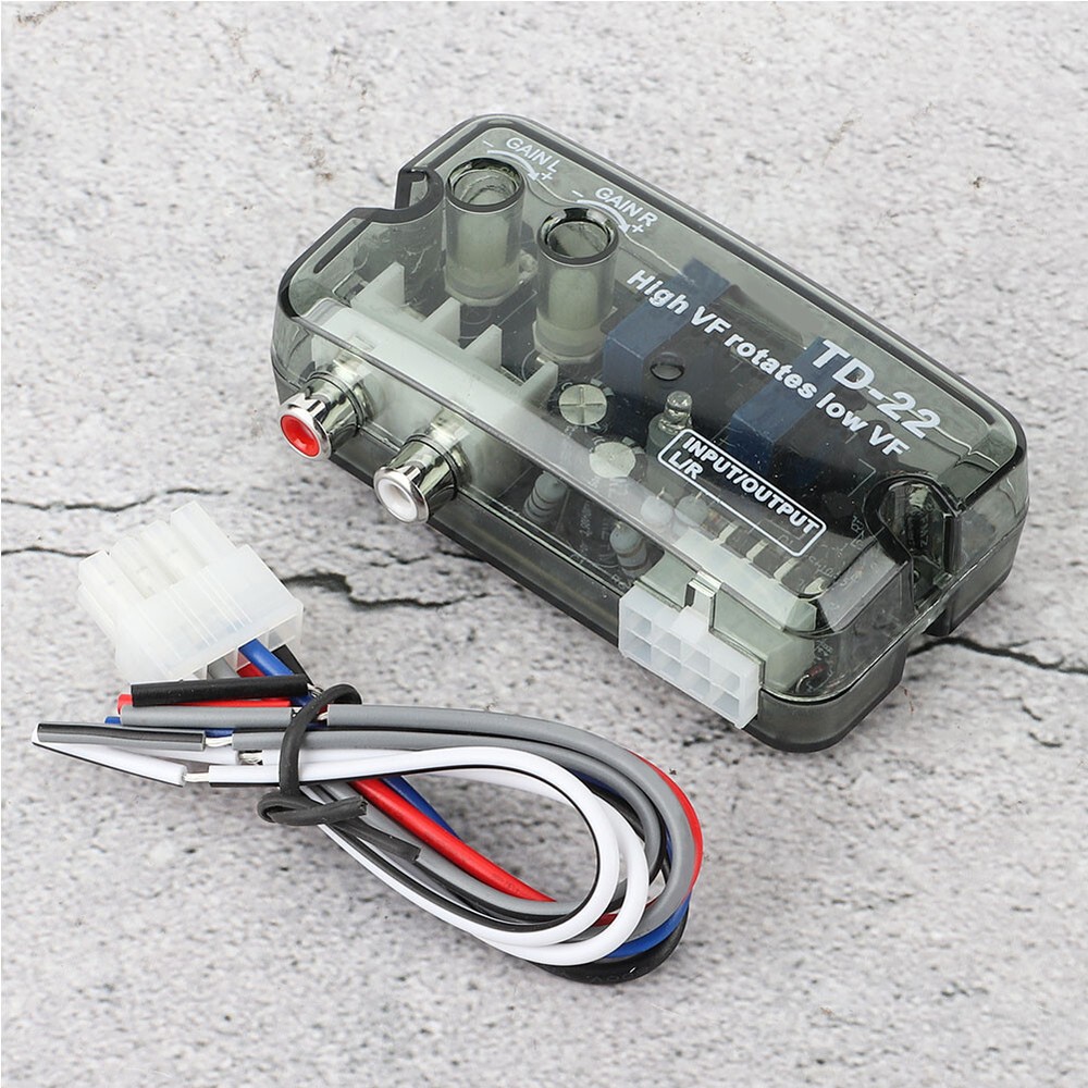 TD-22 TSK Active High To Low Frequency Speaker Car Converter Control Wire