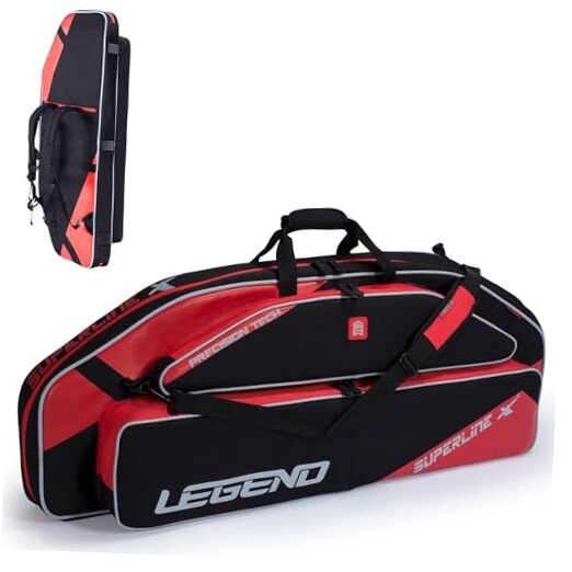 Superline Soft Bow Case for Compound Bow - Thick Padded Compound Bow Case Red