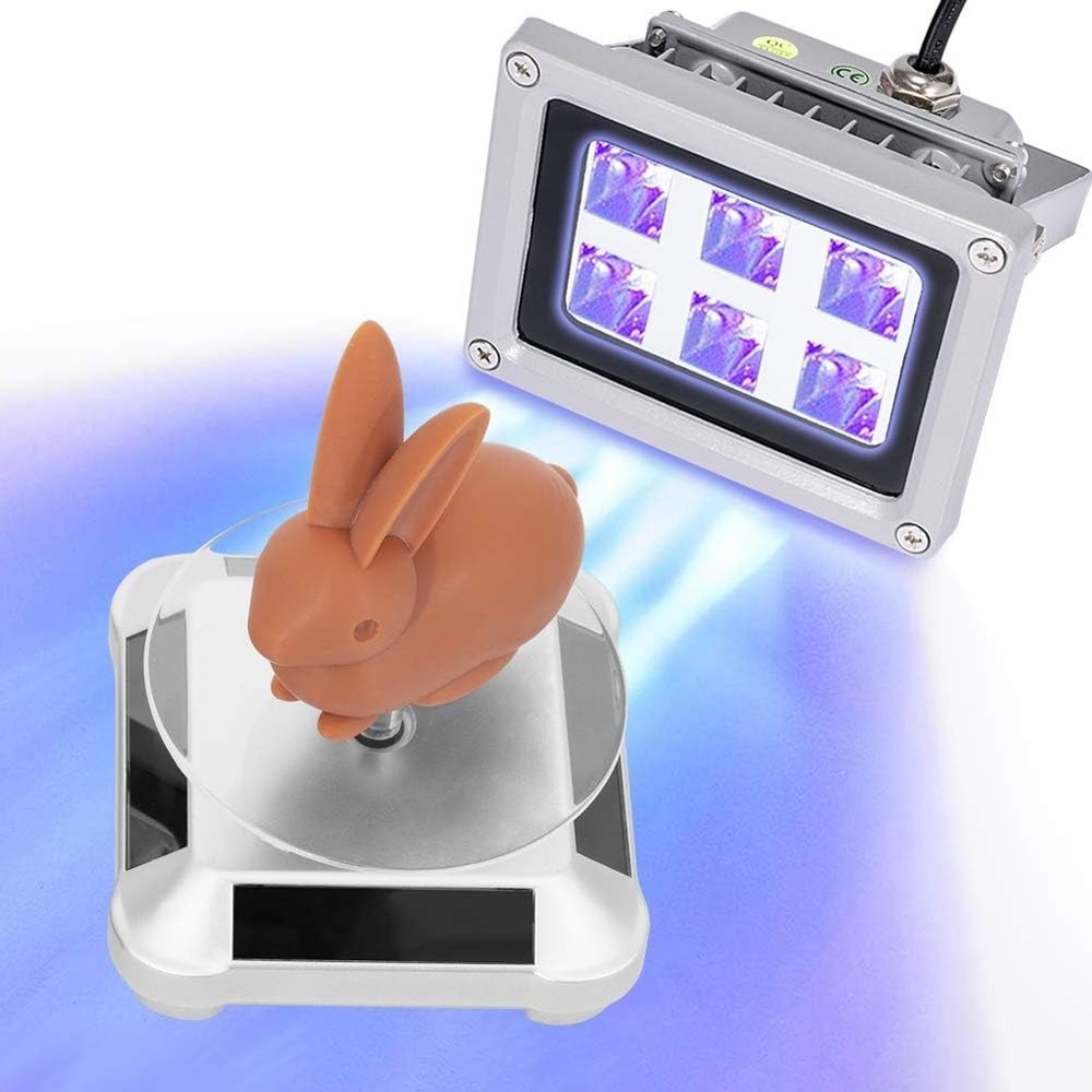 3D Printer UV Resin Curing Light with 360° Solar Turntable - Quick & Efficient