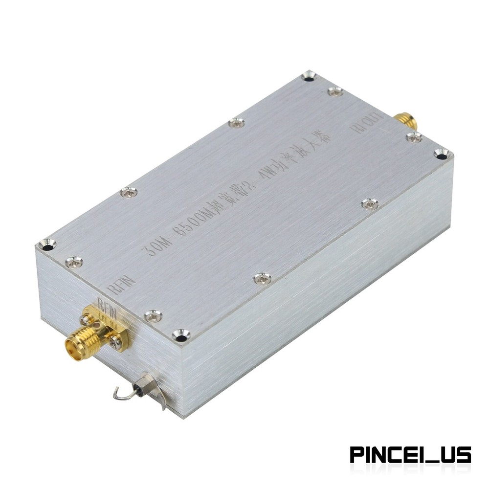 30M-6500M 2-4W Broadband RF Power Amplifier RF Power Amp Module 0±3dBm Input