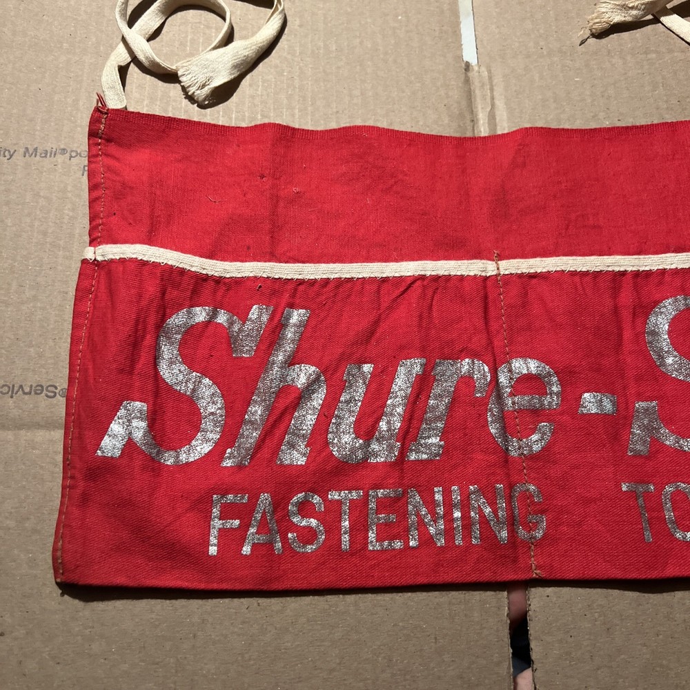 Vintage Shure-Set Fastening Tools Apron