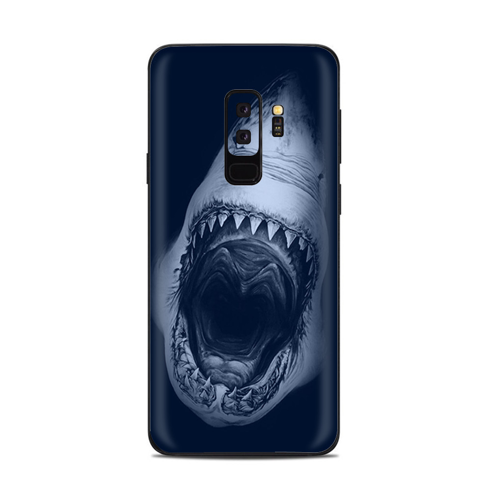 Samsung Galaxy S9 Plus Skins Decals - Shark attack