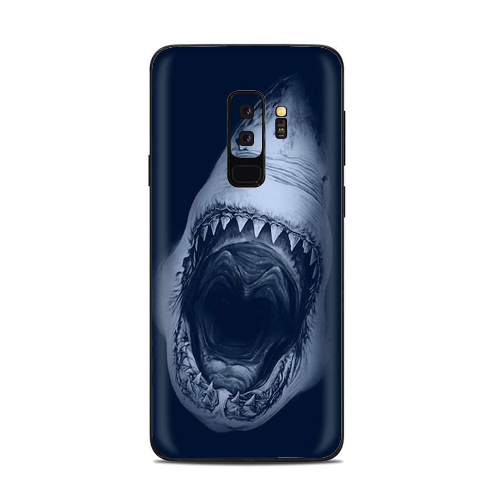 Samsung Galaxy S9 Plus Skins Decals - Shark attack