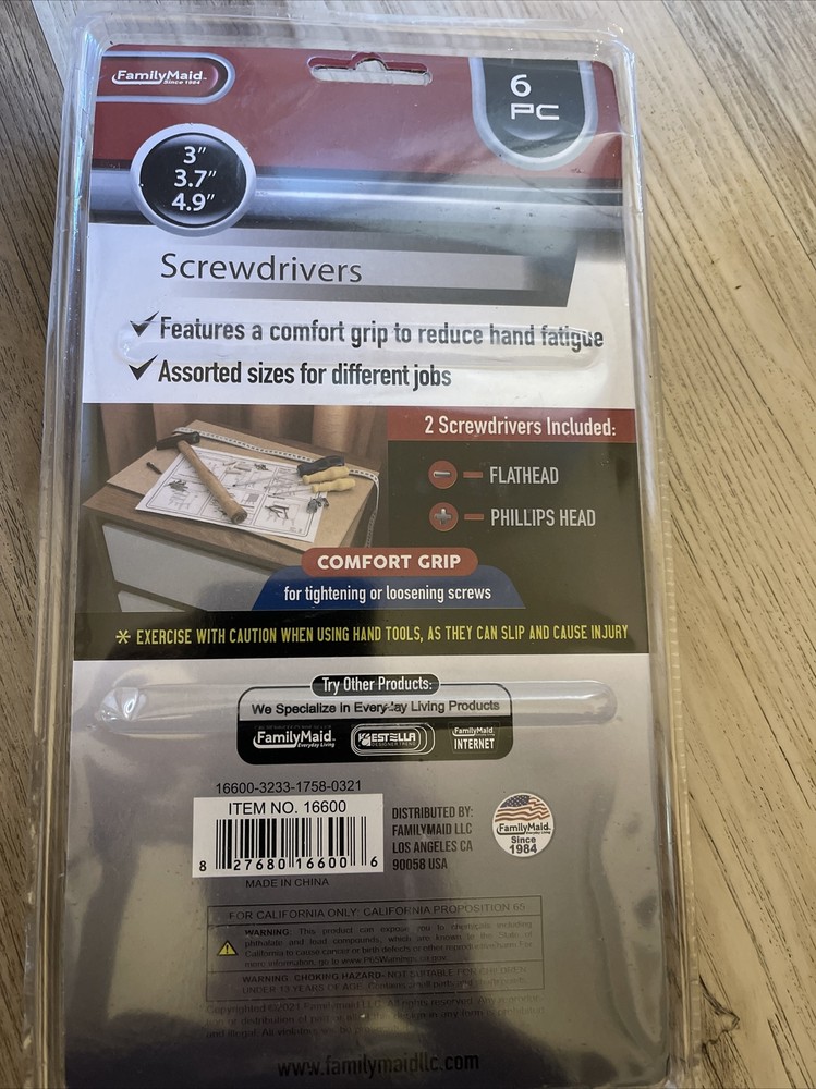 family maid screwdrivers