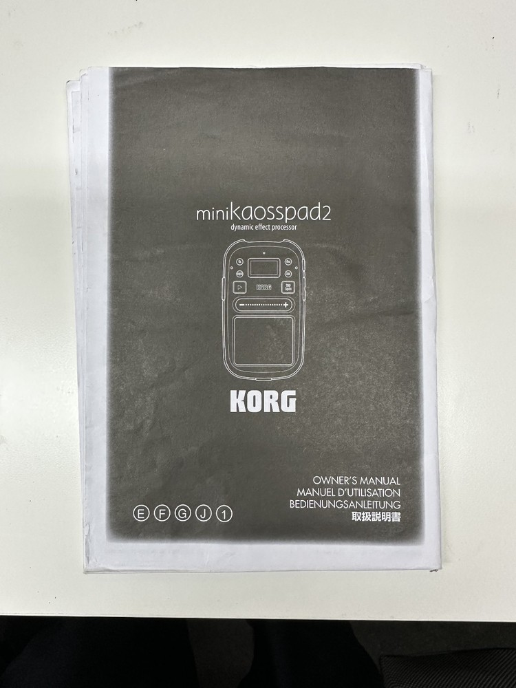 Korg MINIKP2S Mini KAOSS PAD 2 Dynamic Effect Processor w/box & instructions