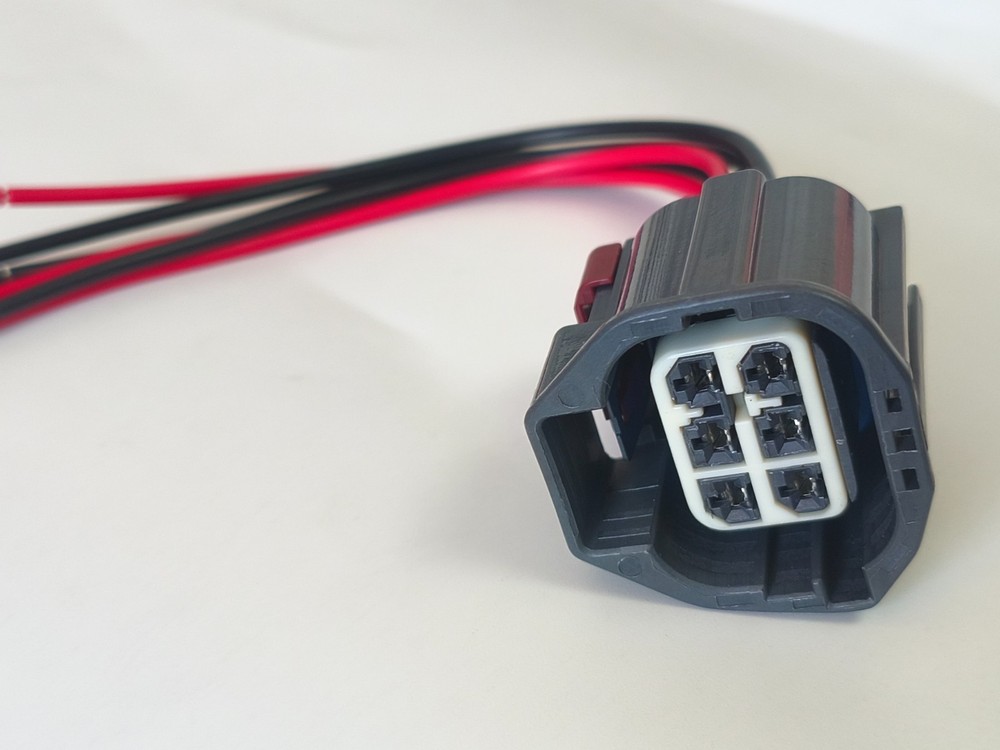 6-Way Xenon HID Headlight Connector Harness Plug For Chevrolet Camaro 2014-2015