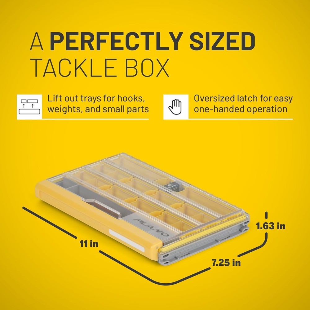 Gray & Yellow EDGE Terminal Tackle Storage, Rust-Resistant