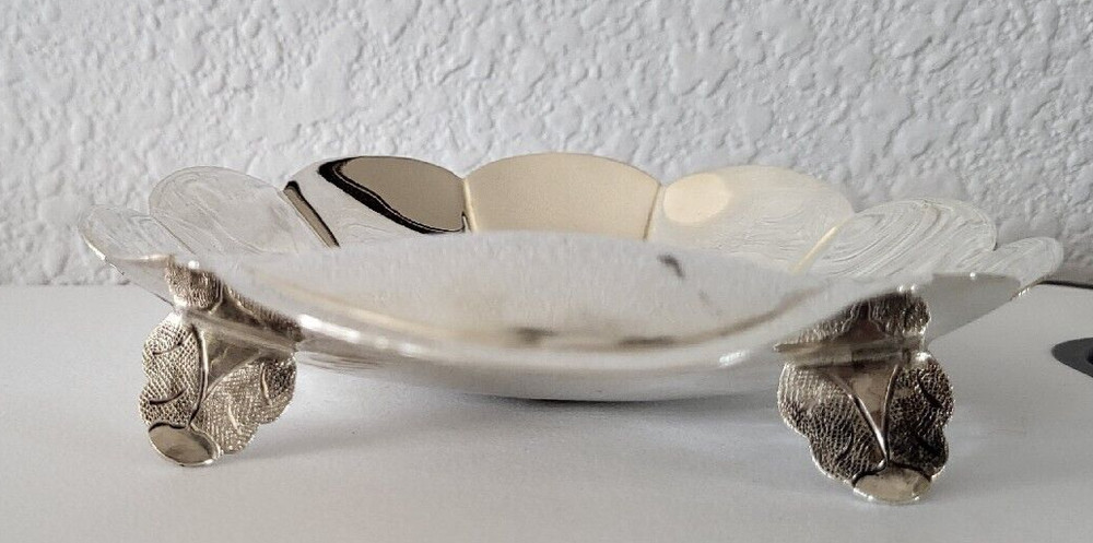 Sterling Silver Footed Bon Bon - Nut - Fruit - Mint Bowl