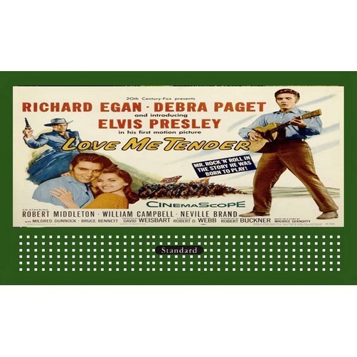LIONEL STYLE BILLBOARD INSERT LOVE ME TENDER & AMERICAN FLYER