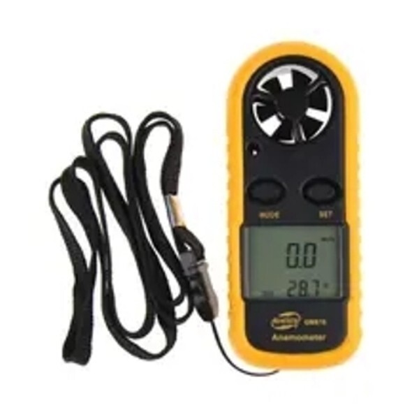 HANDHELD ANEMOMETER /THERMOMETER BACKPACKERING/MOUNTAINEERING WIND SPEED GUAGE!!