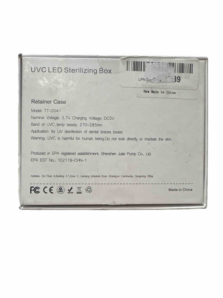 UVC LED Sterilizing Box