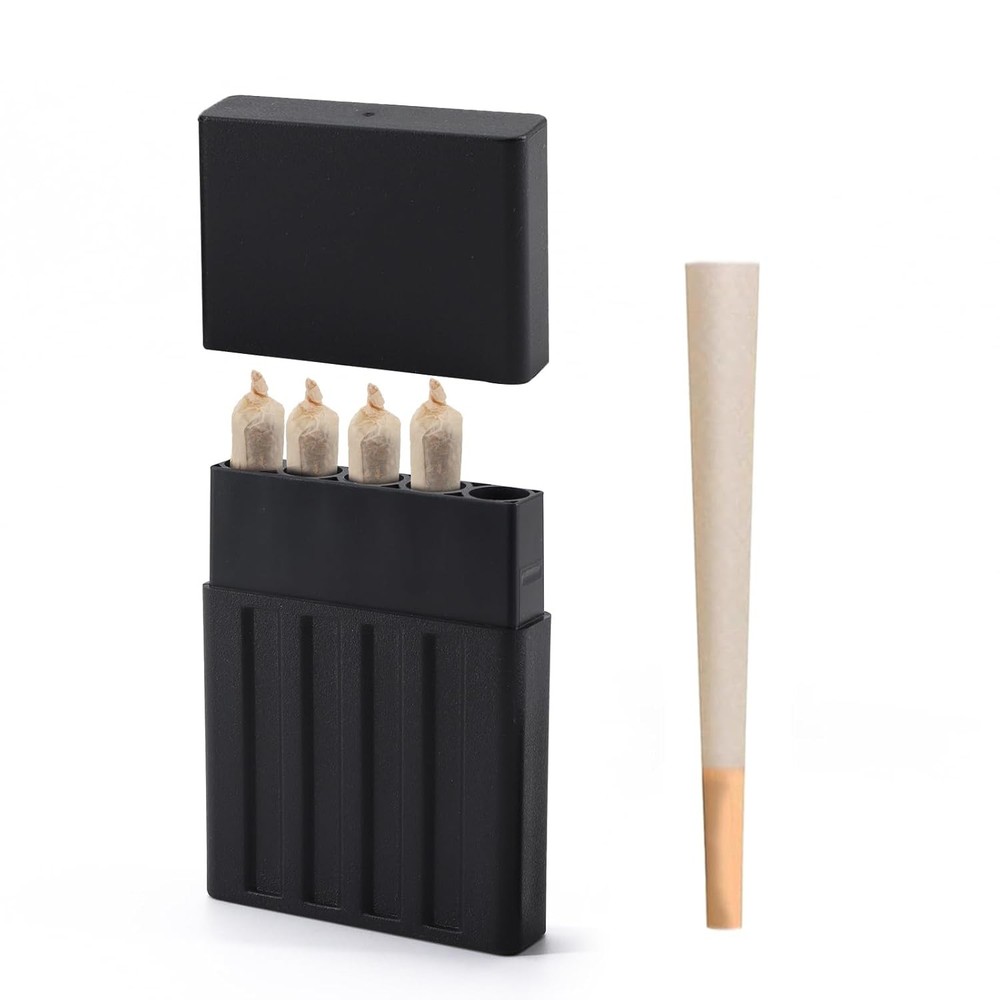 5-Hole King Size Pre-roll Cone Holder Case,Cigarette Case Cigar Holder.for Regul