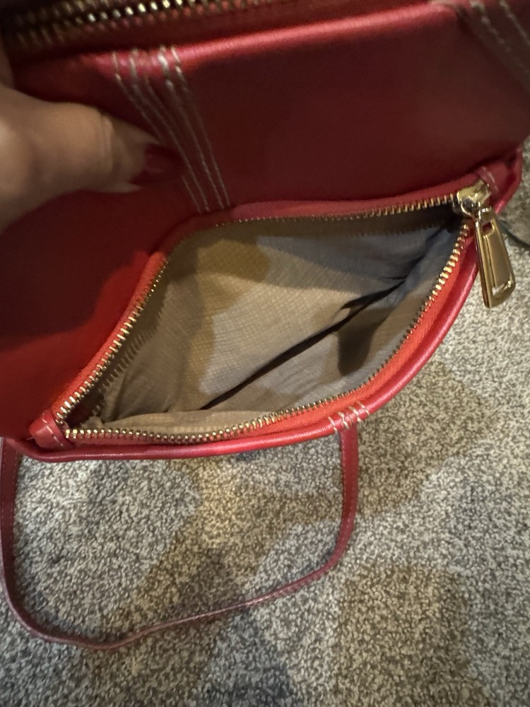 BRIGHTON Red TRENDORO Cross Body