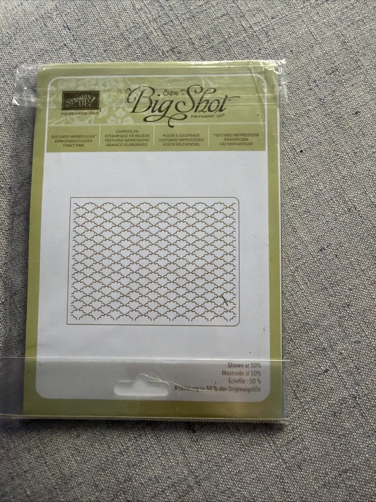 BIG SHOT EMBOSSING FOLDER - MULTIPLE VARIETIES - FREE SHIPPING!