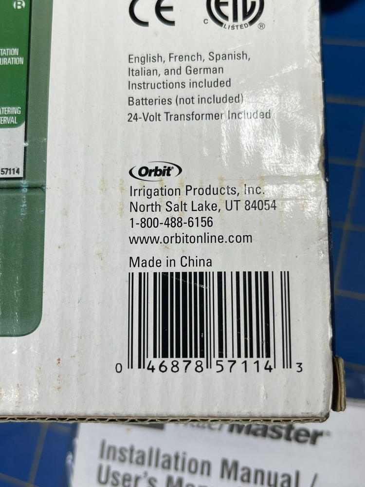 Orbit 57114 Water Master 4 Station Automatic Sprinkler System Timer Model
