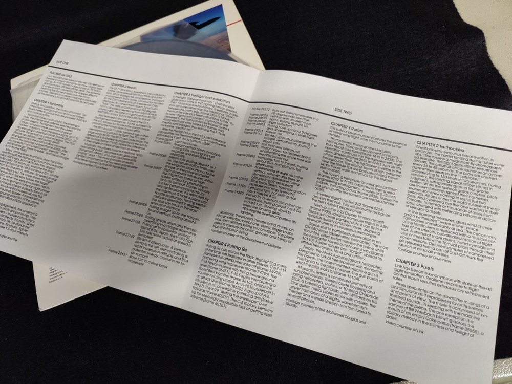 Laserdisc PULLING G's An Immersion Video Experience (1987) Optical Data / MINT !