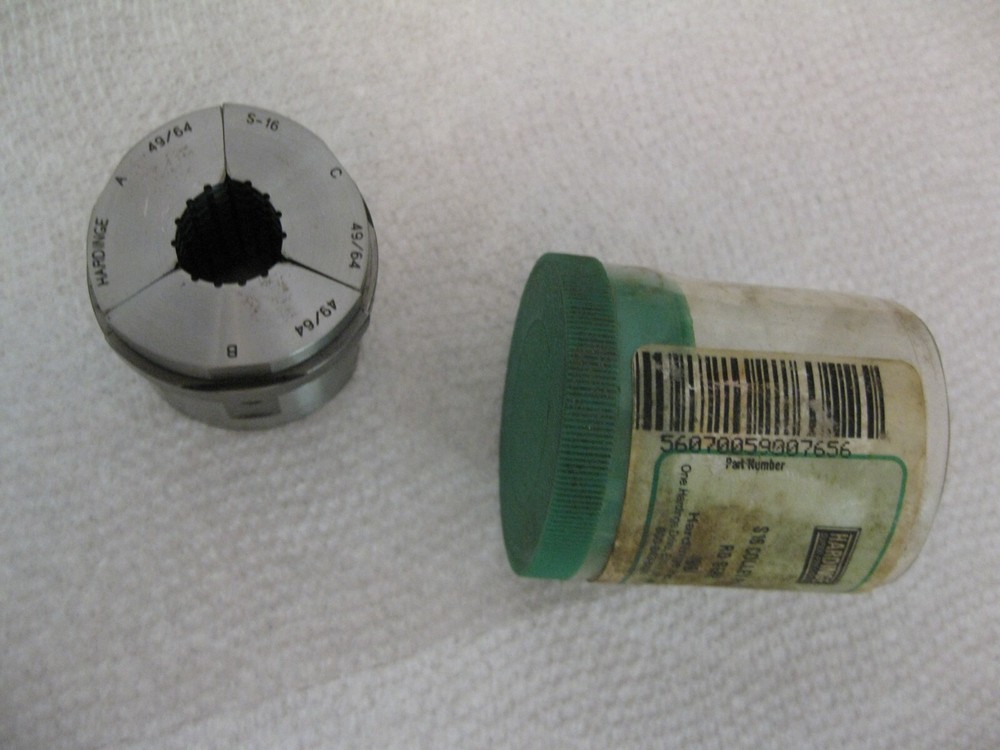 Hardinge 49/64" Round Serrated S16 Collet