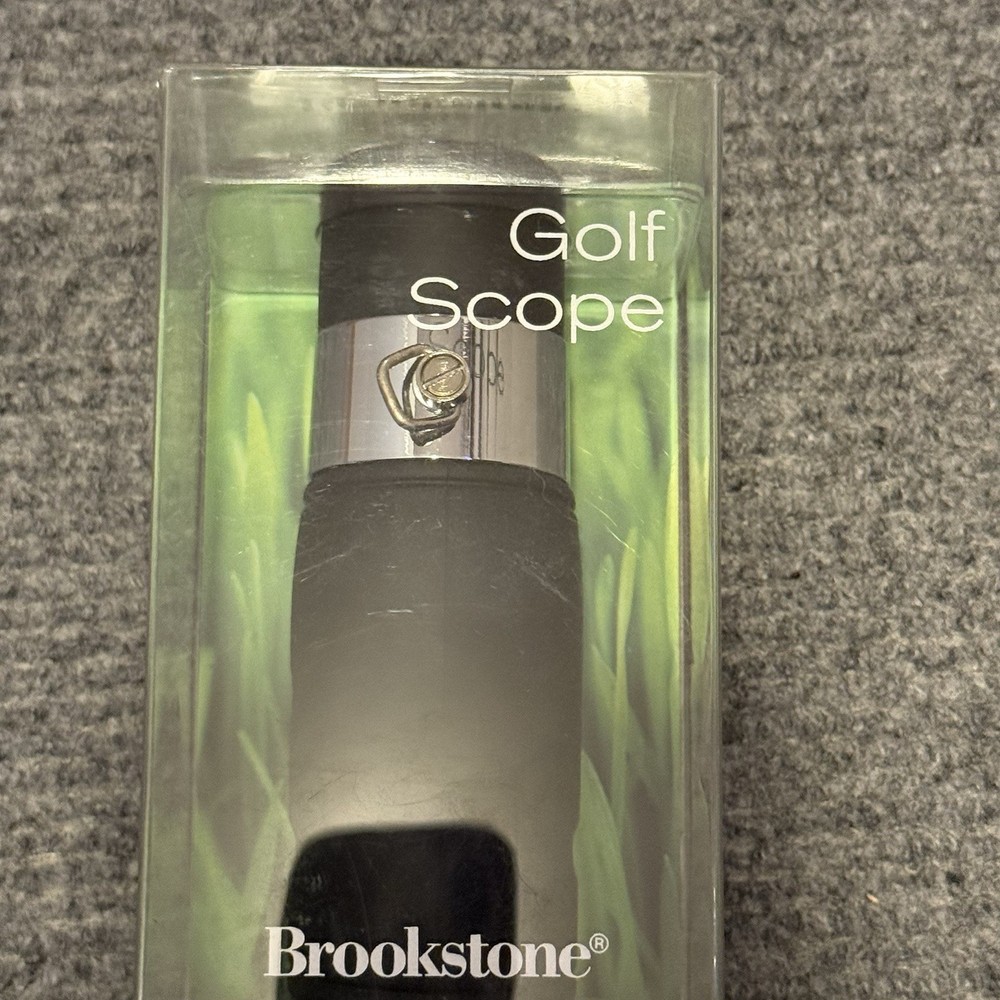 Brookstone GOLF SCOPE 10x25mm Golfscope with Original Box