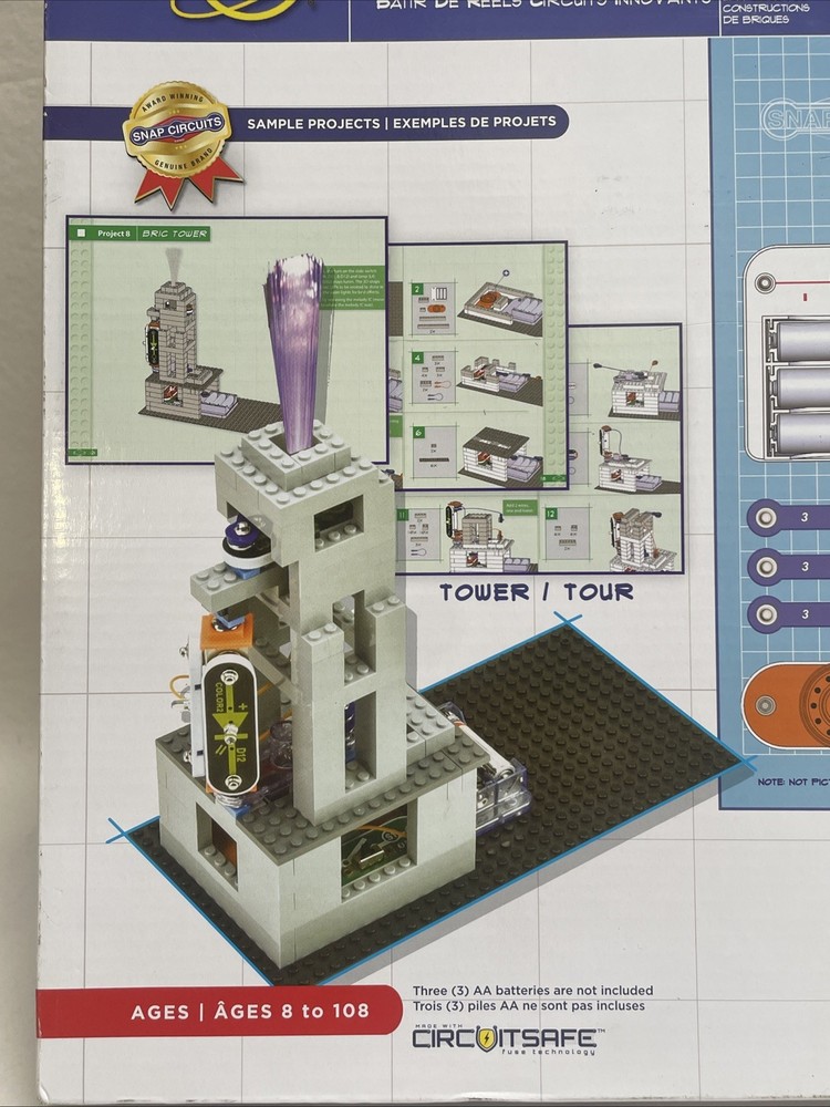 Elenco SC-BRIC1 Snap Circuits Bric Structures Electronics Kit Complete