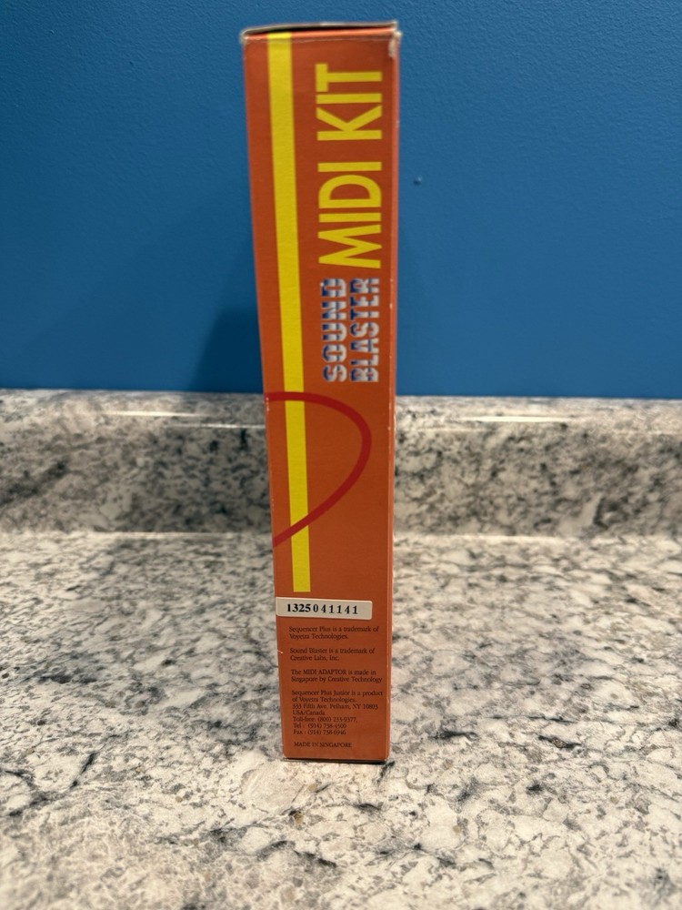 Creative Labs Sound Blaster MIDI Kit Sequencer Plus Pro DOS Retro PC Open Box