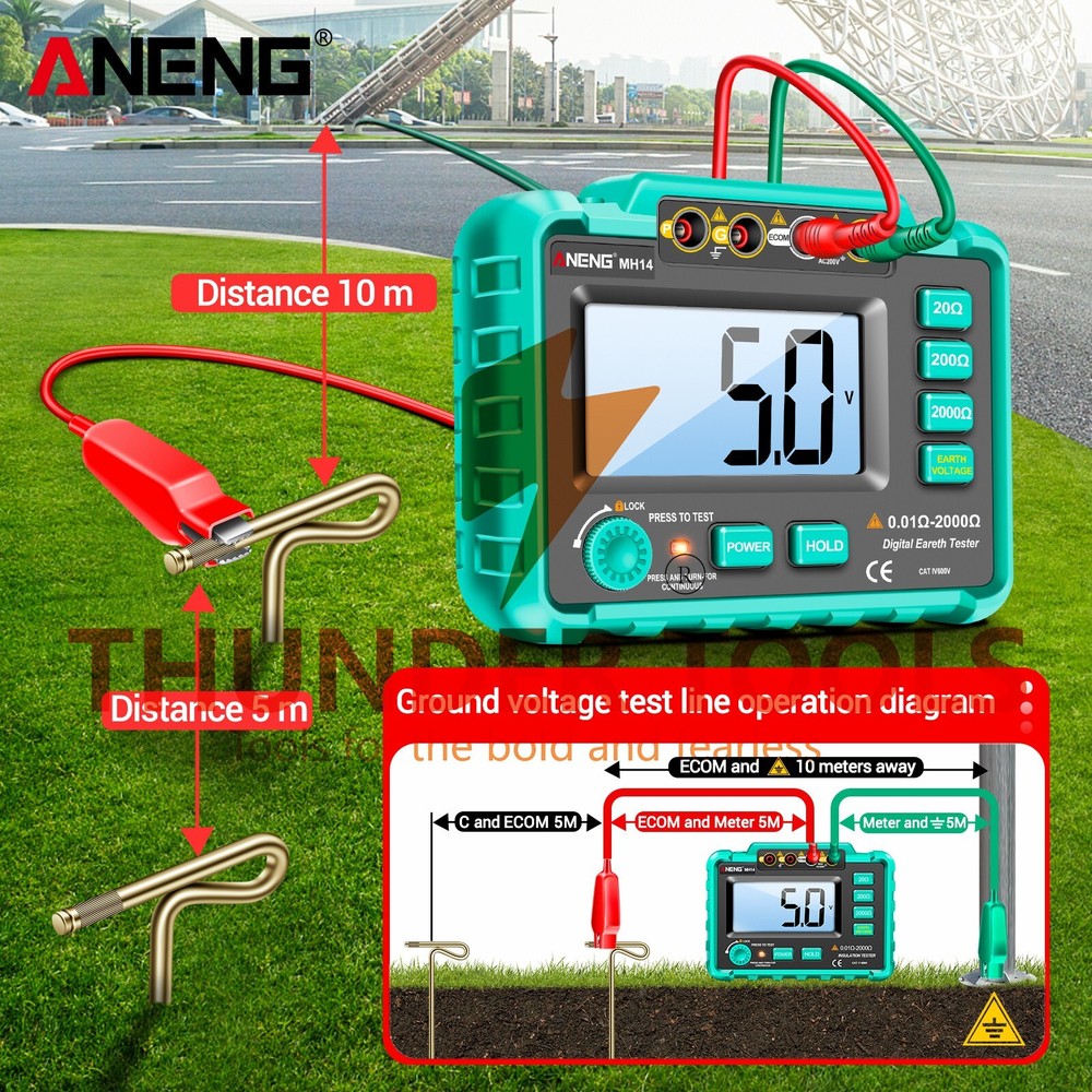 Thunder Tools ANENG MH14 Electrical Insulation Resistance Tester Digital