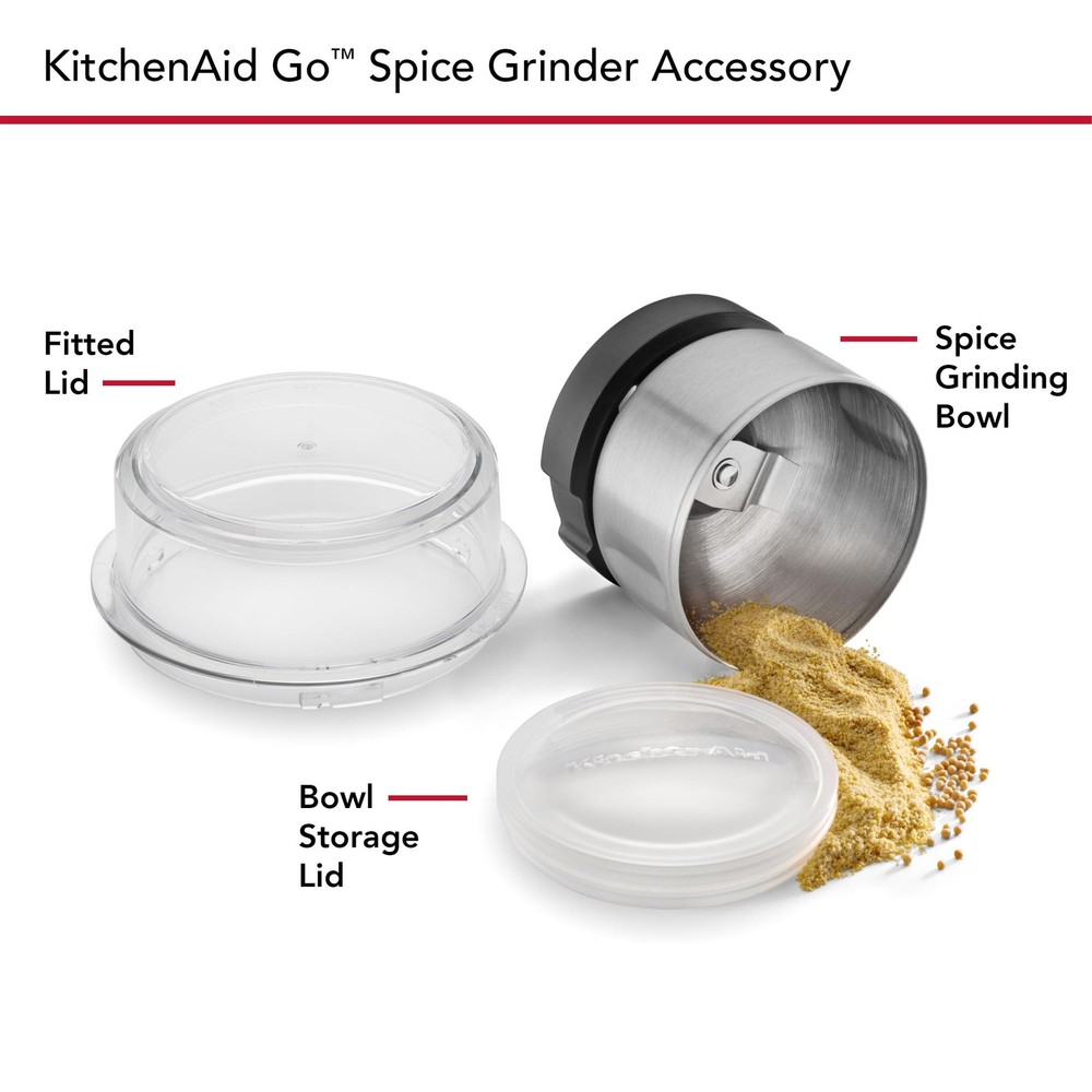 KitchenAid Go Spice Grinder Accessory for KitchenAid Go Cordless Blade Coffee...