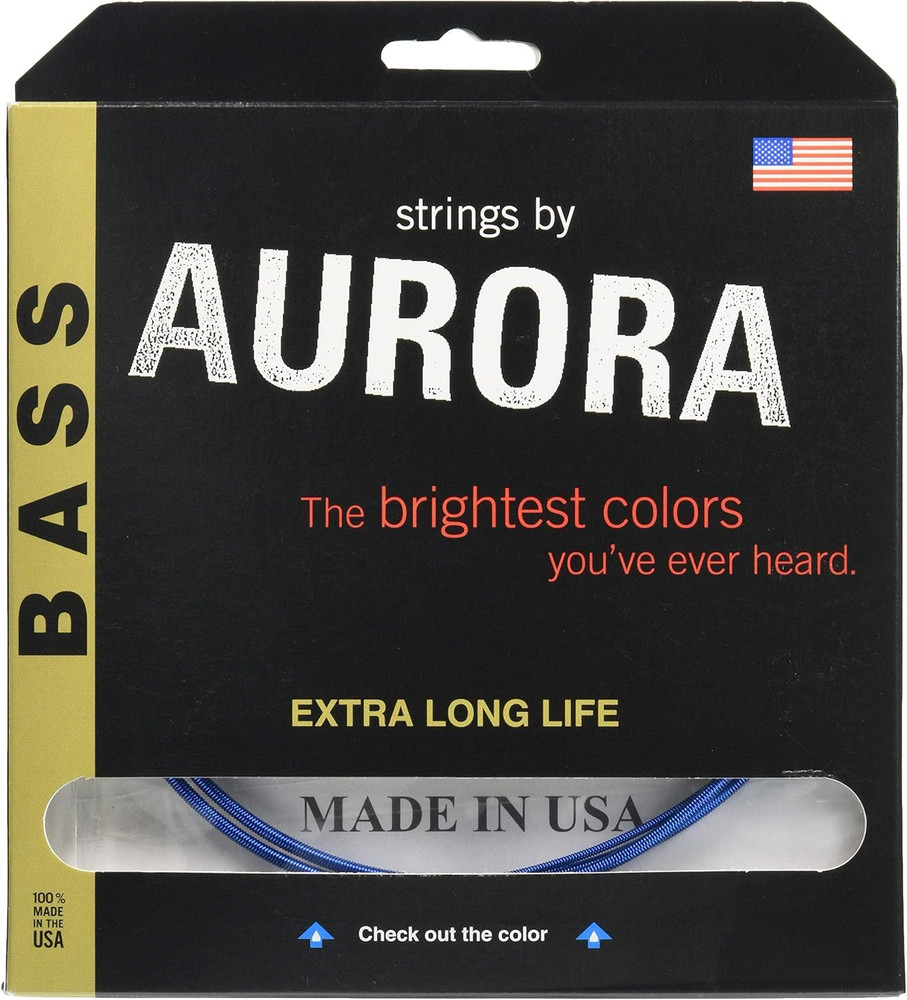 Aurora Bass Strings 4 Gauge Blue