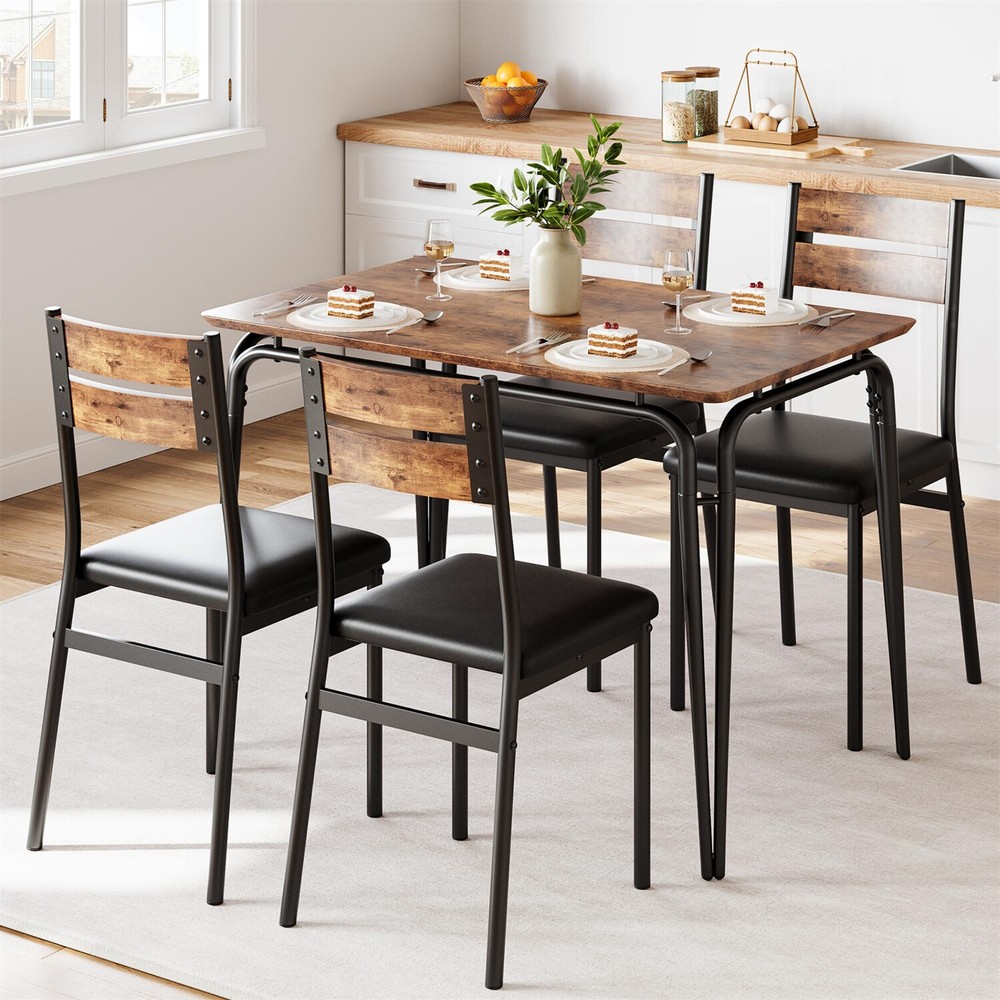 ✔️Dining Table 5 Piece Kitchen & Dining Room Sets for Small Space Table and Cha