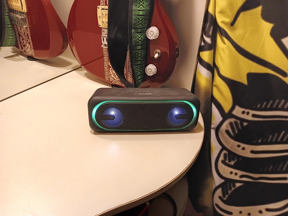 Live Sound Card + Remax Earbuds + Muse Bluetooth Speaker Bundle