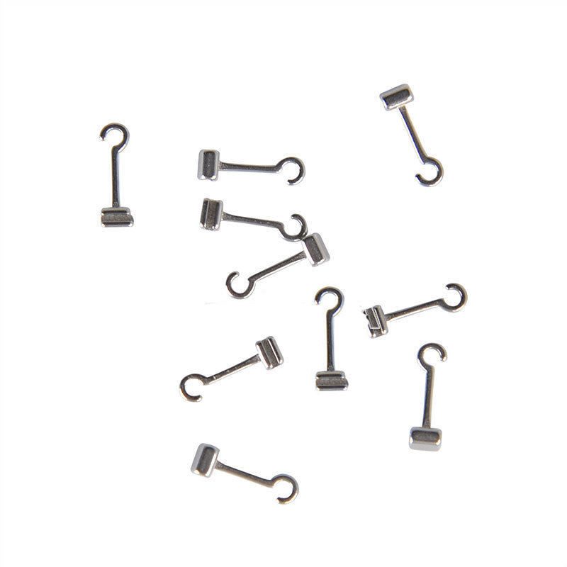 Dental Orthodontic Crimpable Hook Long Curved LEFT&RIGHT 20 Pcs Question Hooks