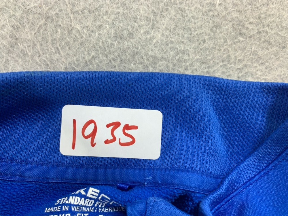 Nike Standard Fit 1/4 Zip Golf Pullover Jacket (Men's XL) Blue