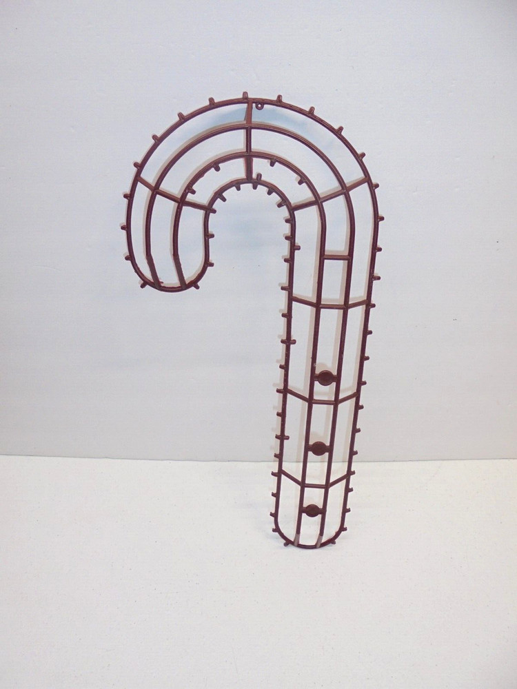 Plastic Wreath Frame Crafts DIY Candy Cane Christmas